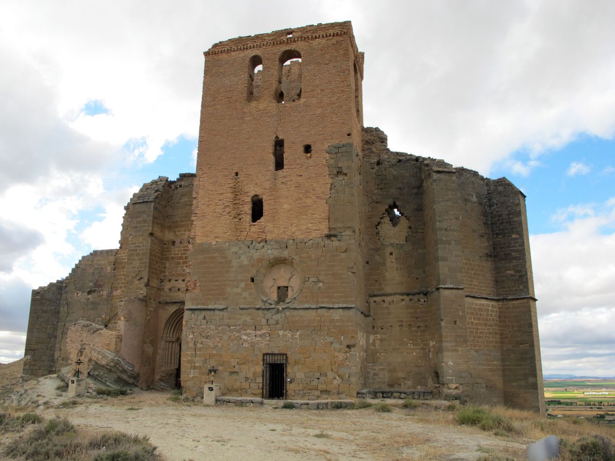 Santo Kristo ermitaren hondakinak Kaparroson