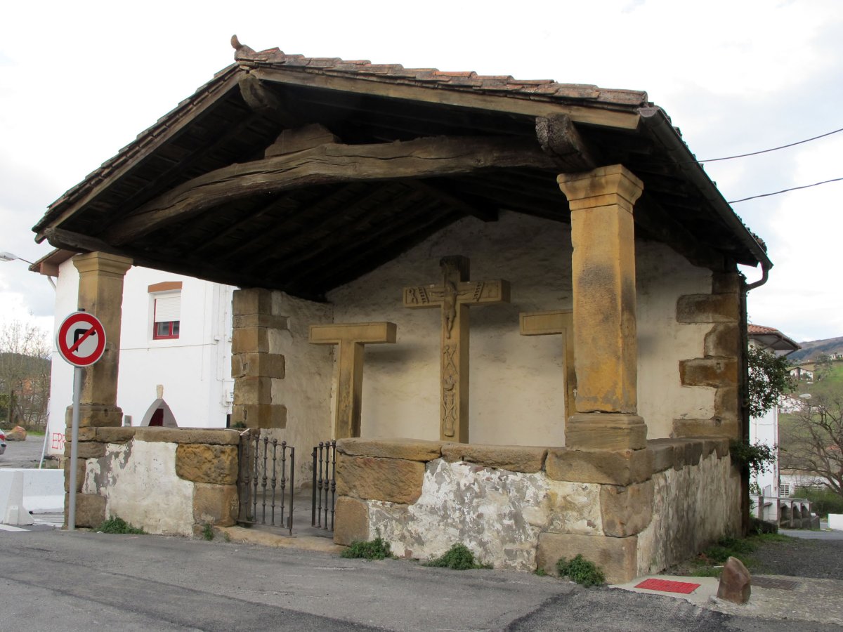 Kalezar gurutzbidea Usurbilen