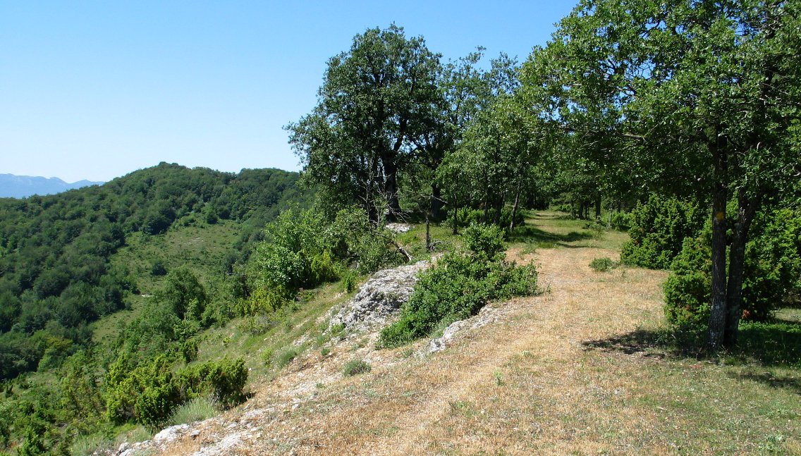 San Cristobal eta San Justi arteko bidea