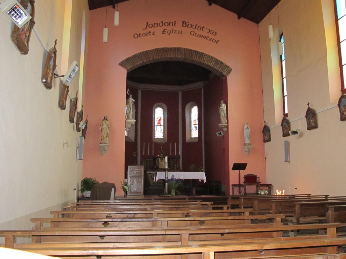 San Bizente eliza, barrua