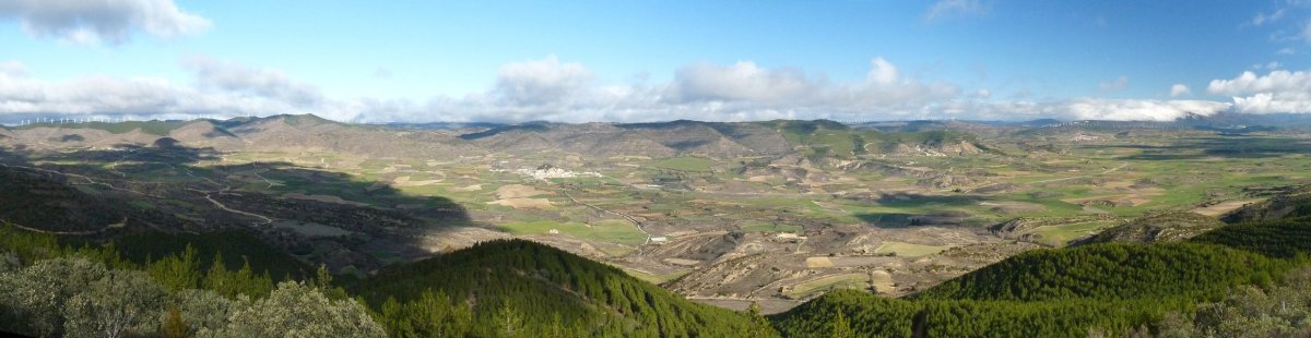 Panorama Zaldinagako gailurretik