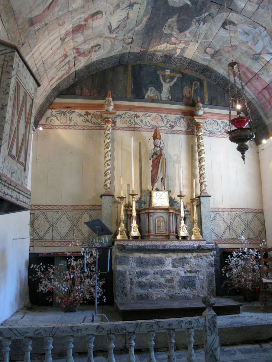 San Ciprian ermita Askonbegin, barrua