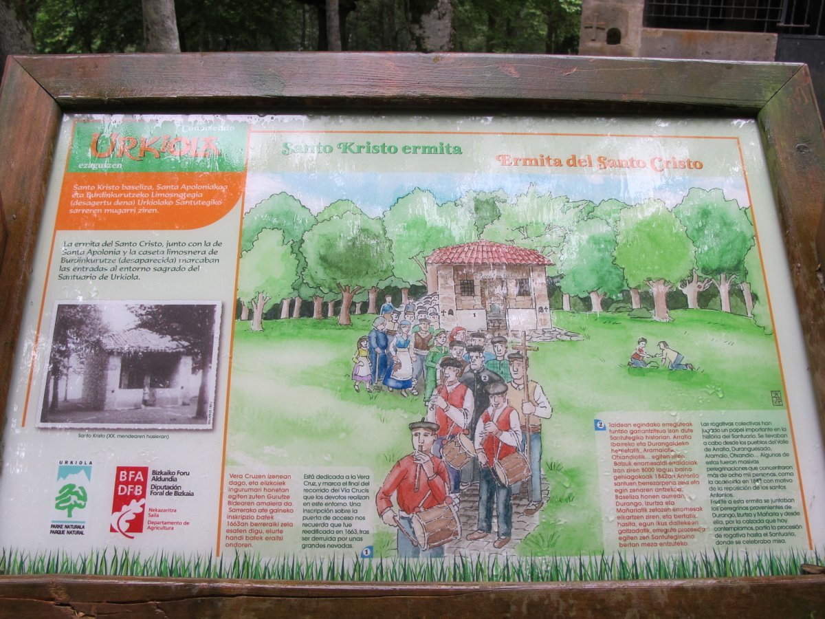 Kristoren ermita Urkiolan, Abadiño