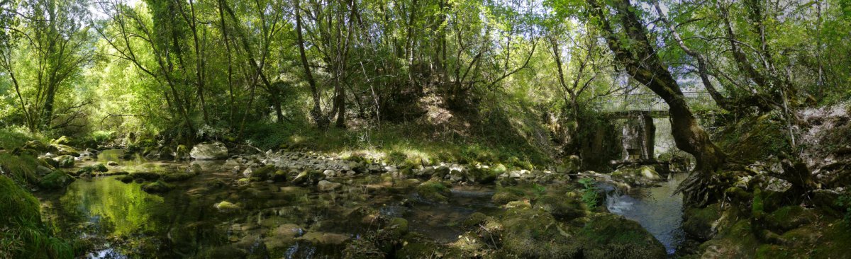 Udarbe erreka, Arteta aldean