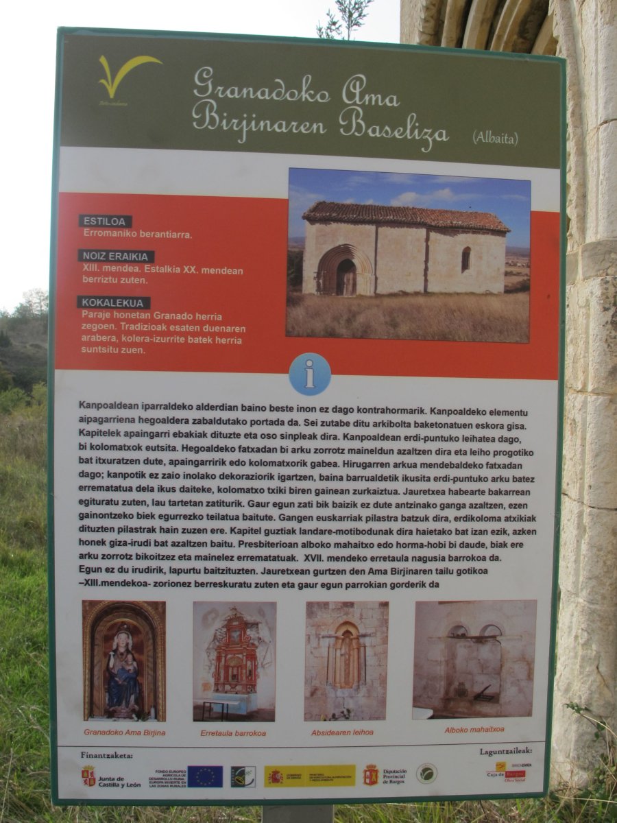 Granadoko Amabirjinaren baseliza, Albaina