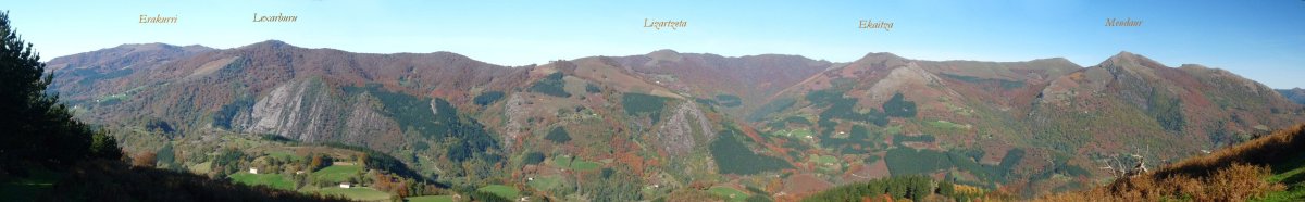 Malerrekako mendiak Aintzingurutzetik