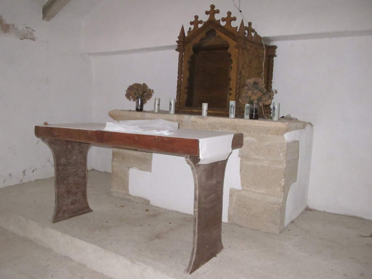 San Adrian ermitaren barrua, Iturgoien