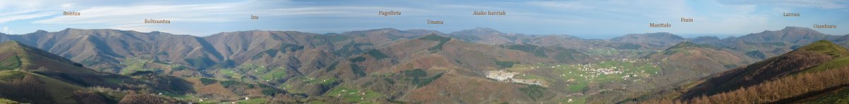 Arantza eta Igantzi inguruko mendiak 