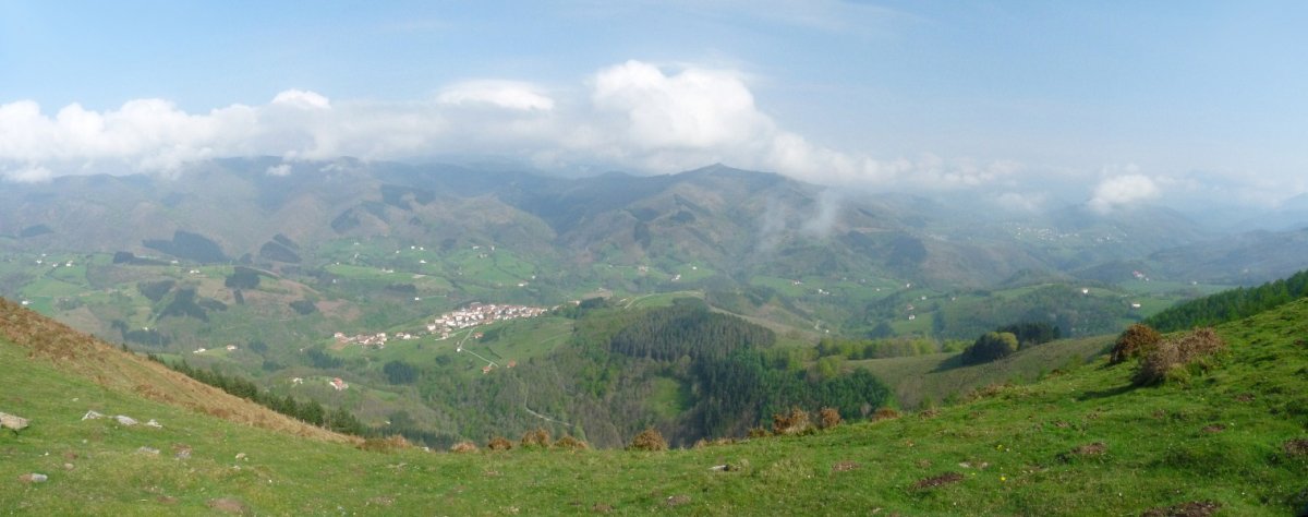 Arantza, Mendiederreko bidetik