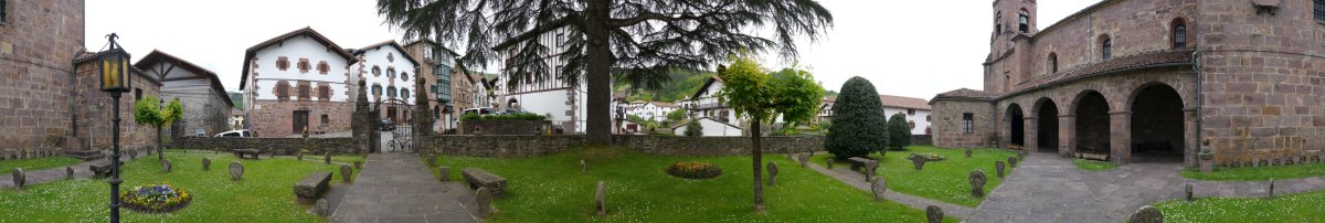 360ºko panoramika elizaren inguruan