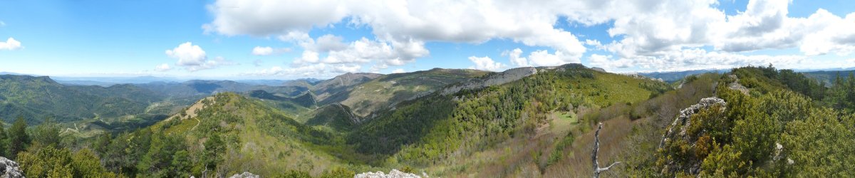 Panorama Aritzgañako gailurretik