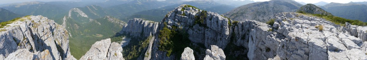 Ezkaurre Txikia, gailurreko panoramika