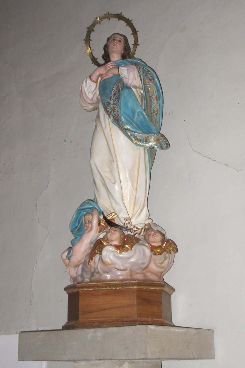 San Fausto eliza, Antzin