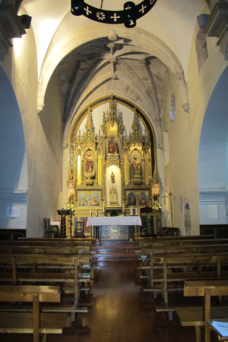 San Fausto eliza, Antzin