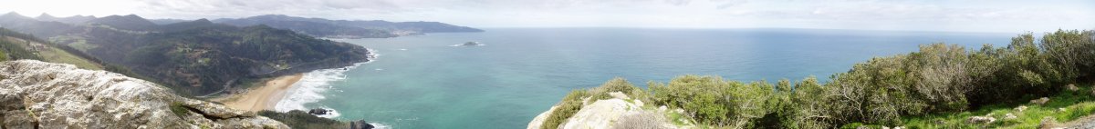 Ogoñoko talaiatik ikuspegi zabala