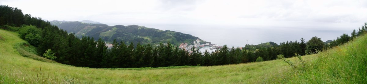 Santakrutz ermitatik iparraldera ikuspegia