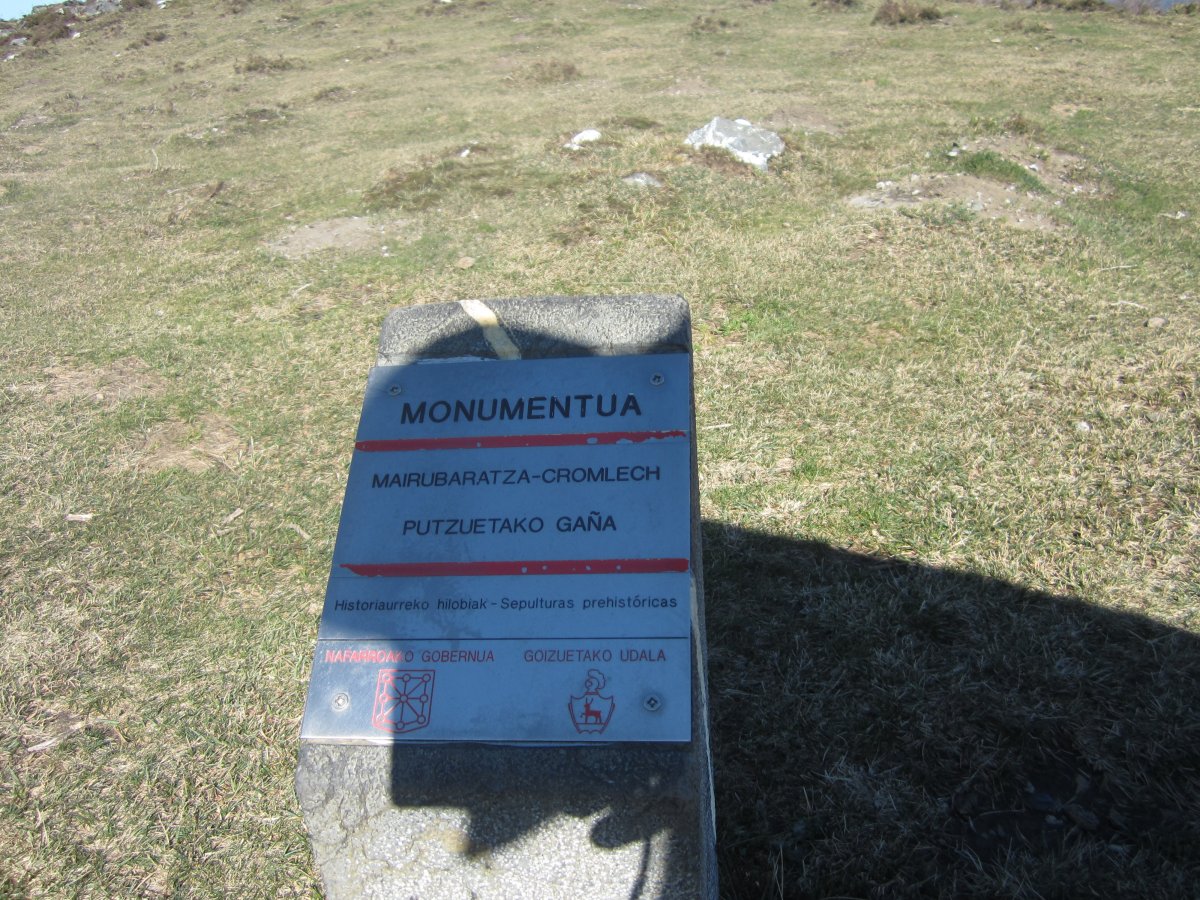 Cromlech Putzuetako Gaña (Marzo 2014)