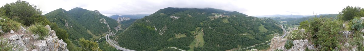 Argain gaineko panoramika zabala