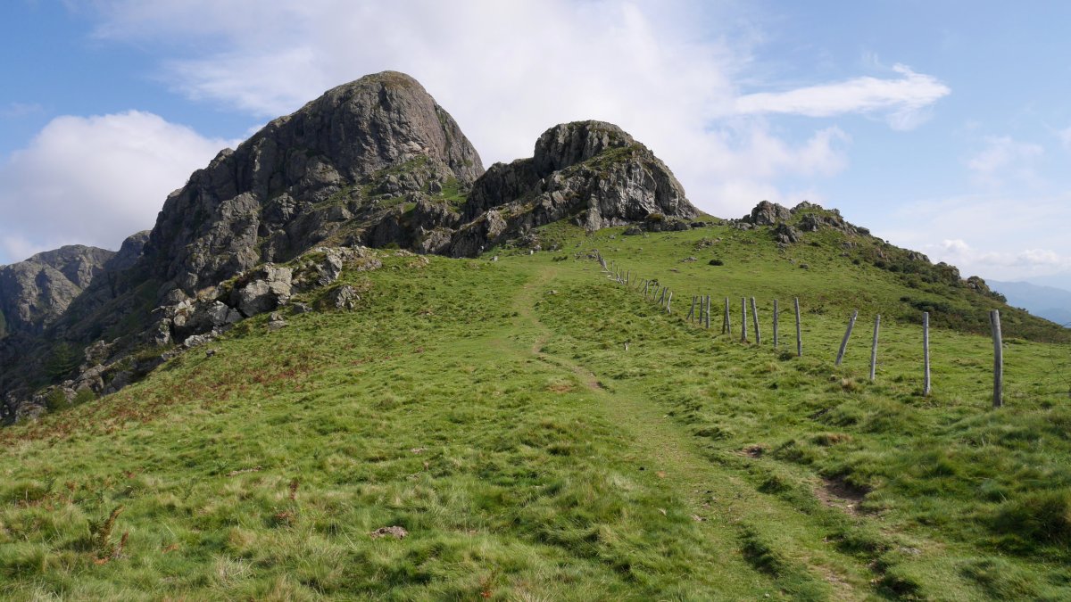 Erroilbide Hegoaldeko bizkarretik