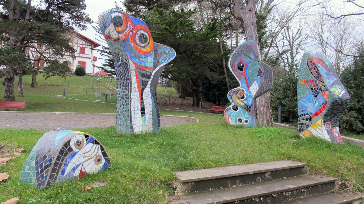 Museoaren aurreko parkea, Getaria