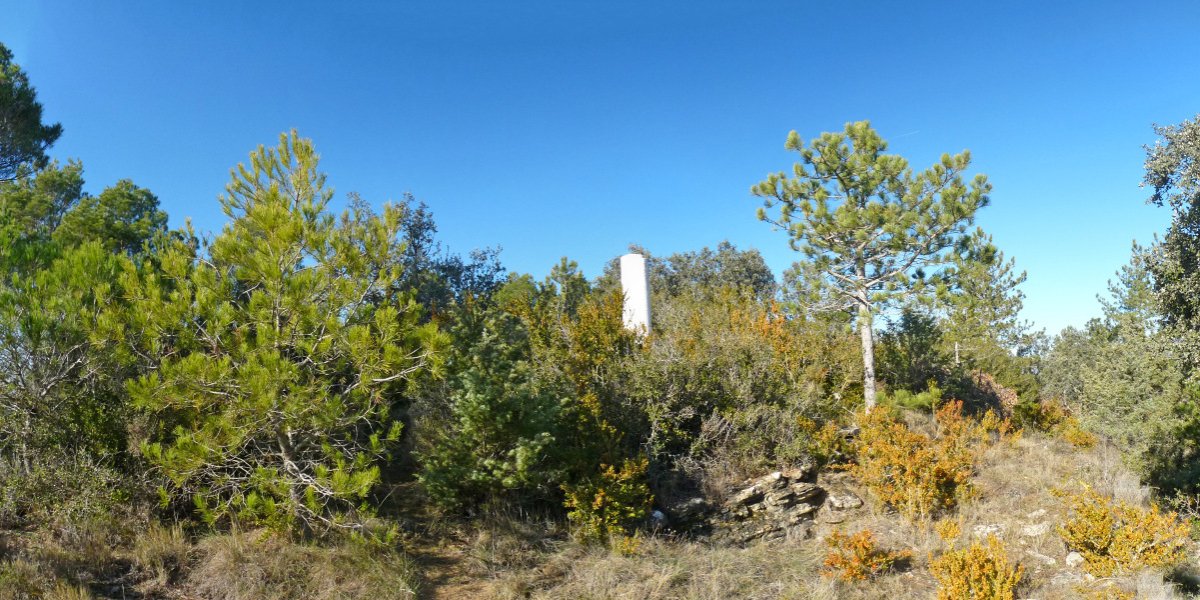 Ugarteko gailurra, erpin geodesikoa eta guzti