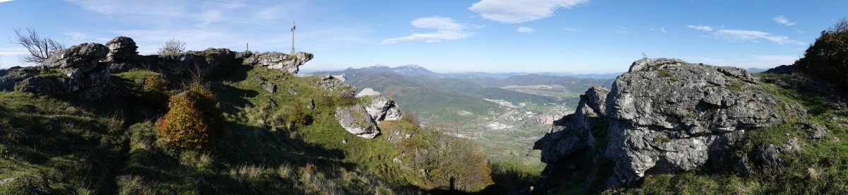 Bargagain tontorreko panoramika zabala