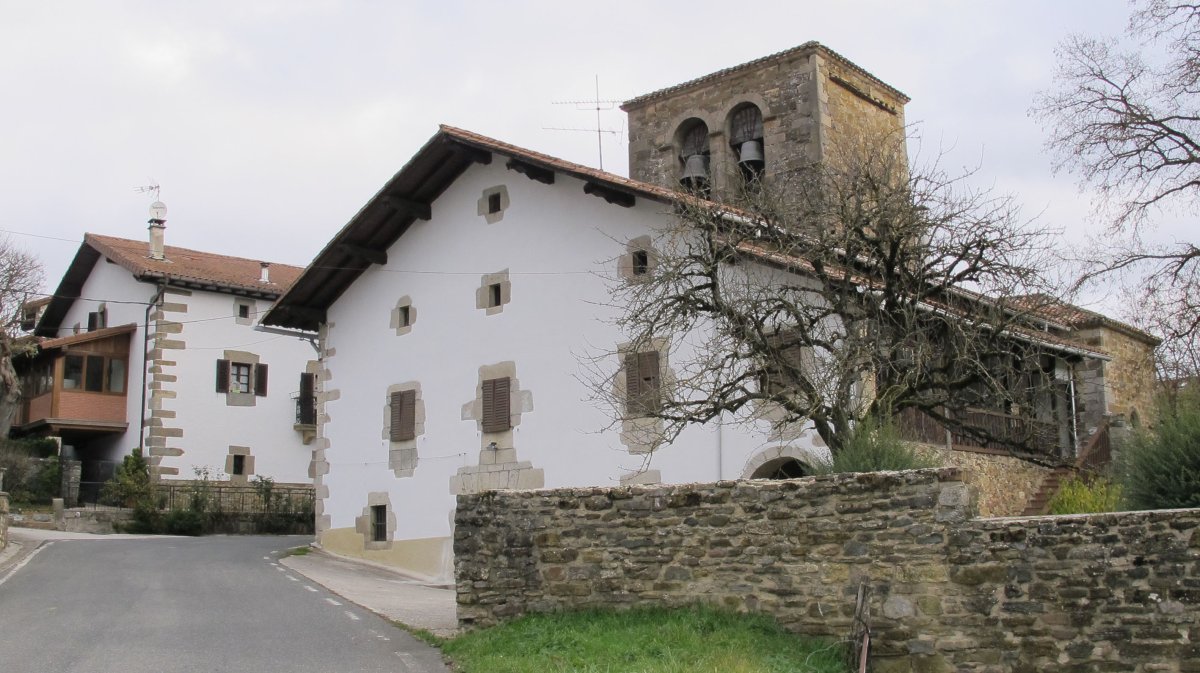 San Pedro eliza, Burutain-Anue