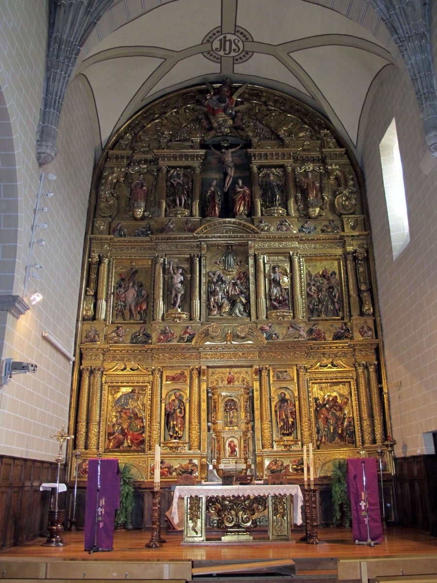 San Salvador eliza, Lakuntza