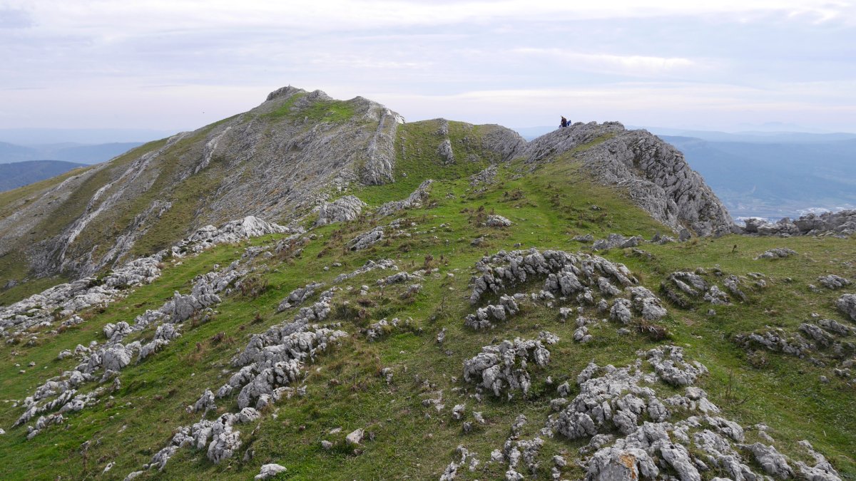 Aratz Elurzuloetako muino harritsutik