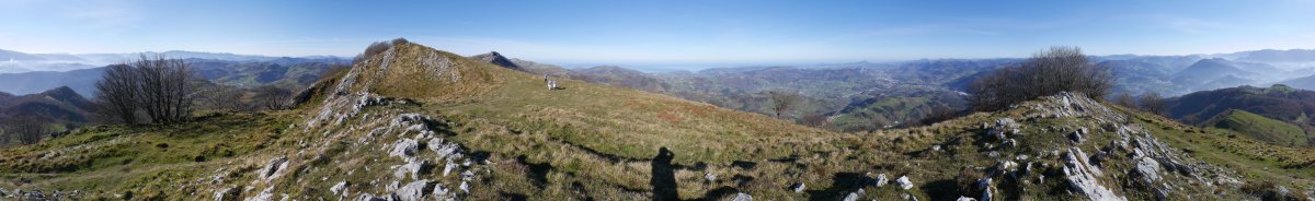 360ºko panoramika Ekialdeko bizkarretik