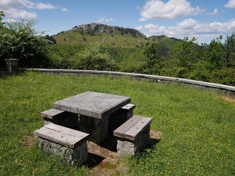 Bikotzganeko atsedenlekutik ikusita