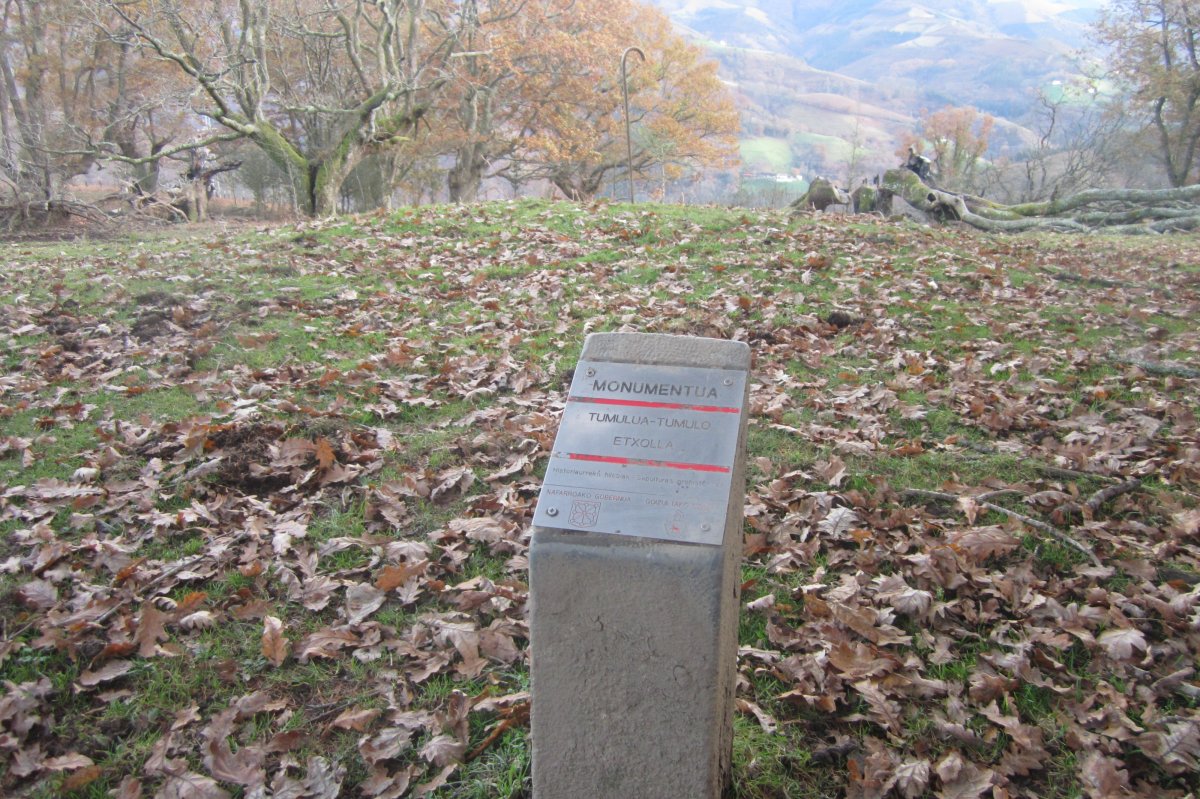 Túmulo Etxolla (Noviembre 2017)
