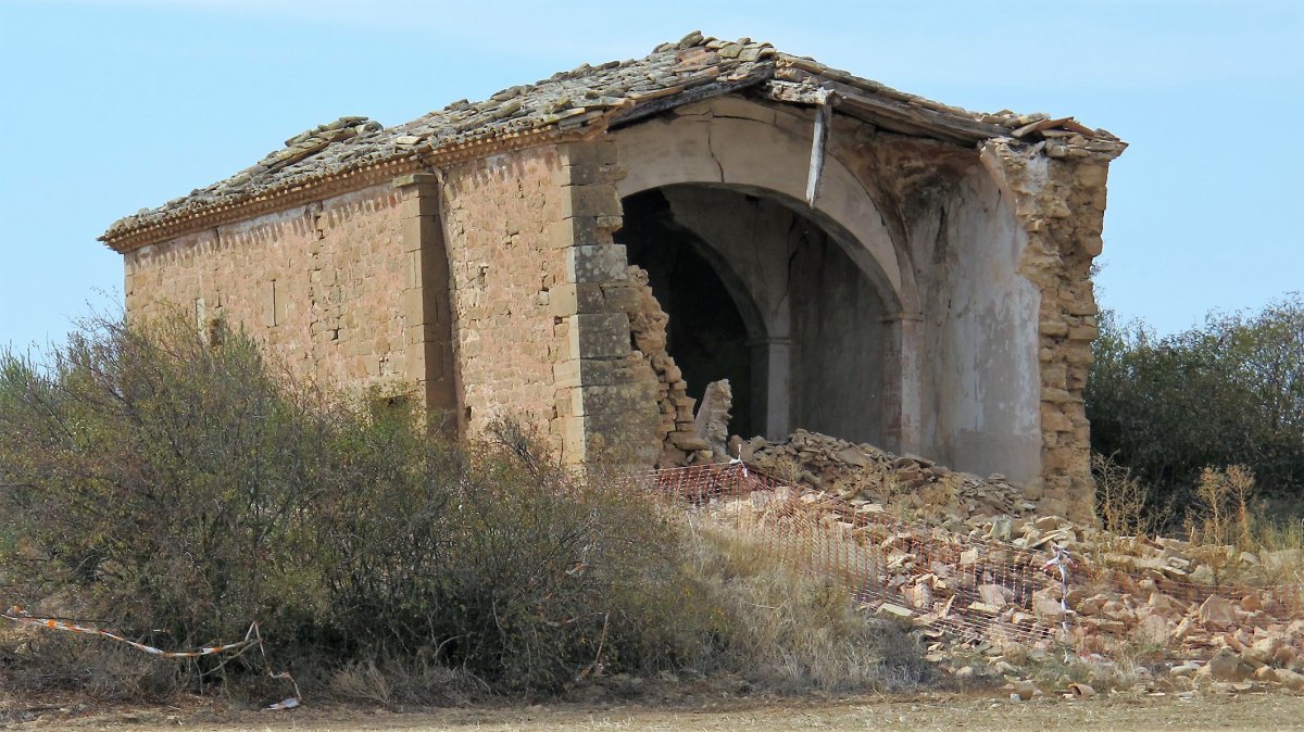 Andra Maria ermitaren hondakinak, Arroitz