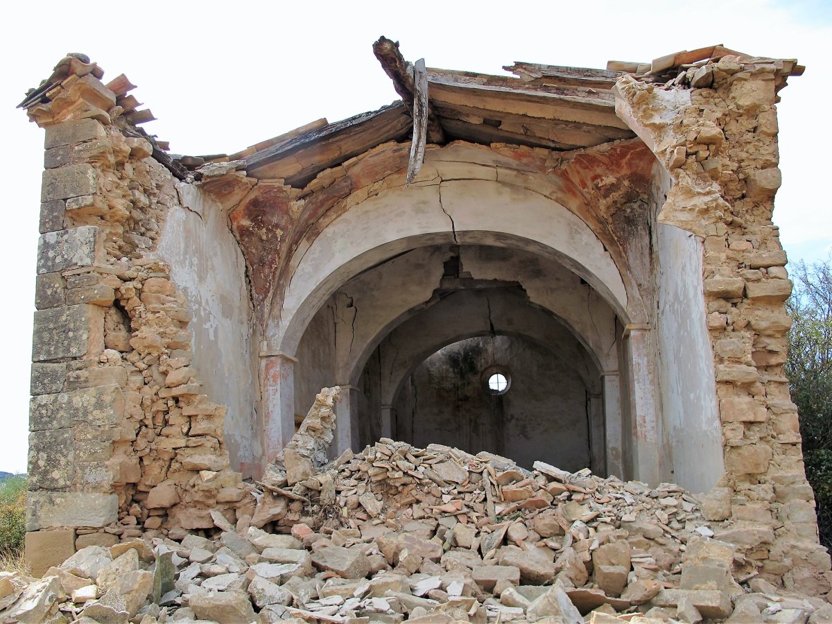 Andra Maria ermitaren hondakinak, Arroitz