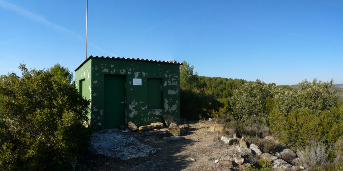 Bidean topatuko dugun suteak behatzeko etxola