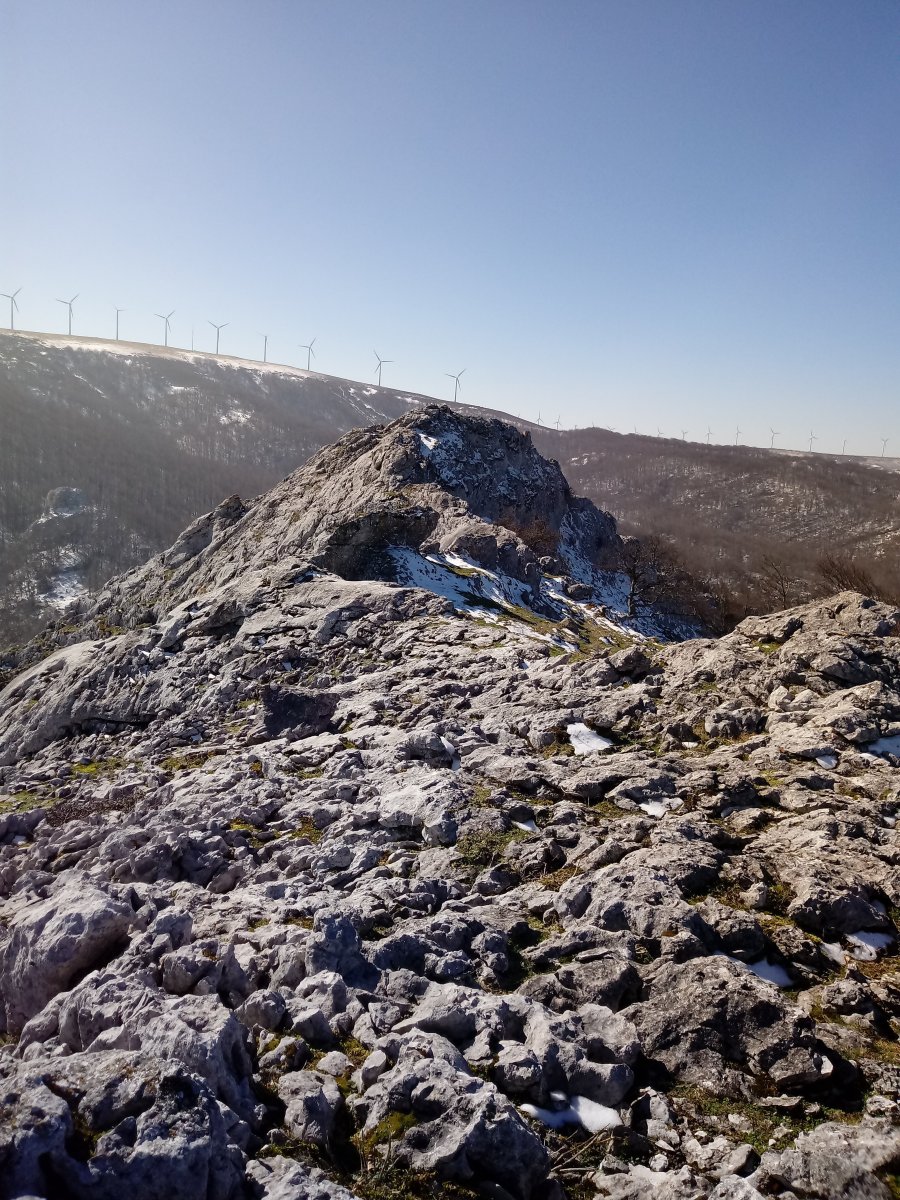 Andarto (1074m), gailurra