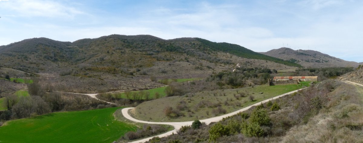 Andiaga inguruko gainak Abaitztik