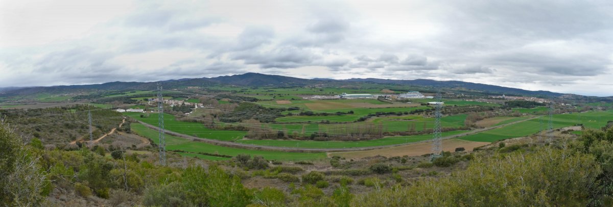 Panorama zabala gailurretik