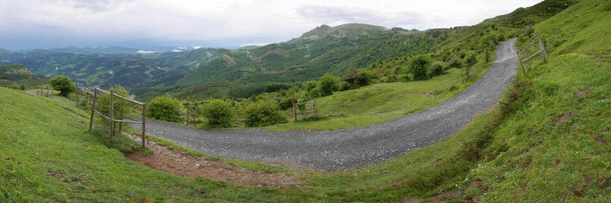 Pagomakurretik Arrabara igotzen den bidea