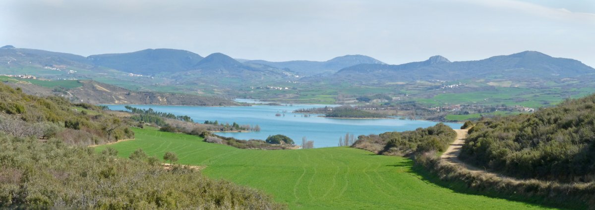 Allotzko urtegia, Burumendiko bidetik