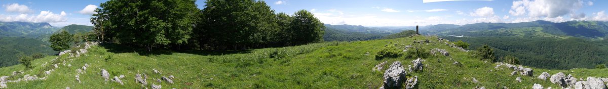 360ºko panoramika Atume tontorretik