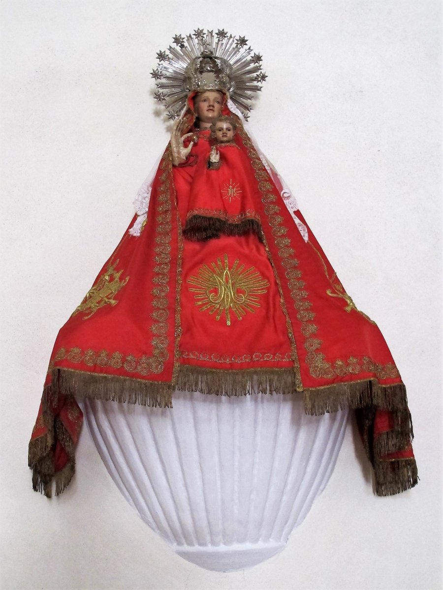 Virgen del Campo ermita, Esprontzeda