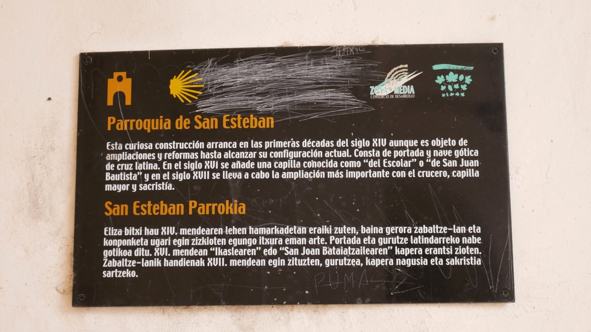 San Esteban eliza, Muruzabal