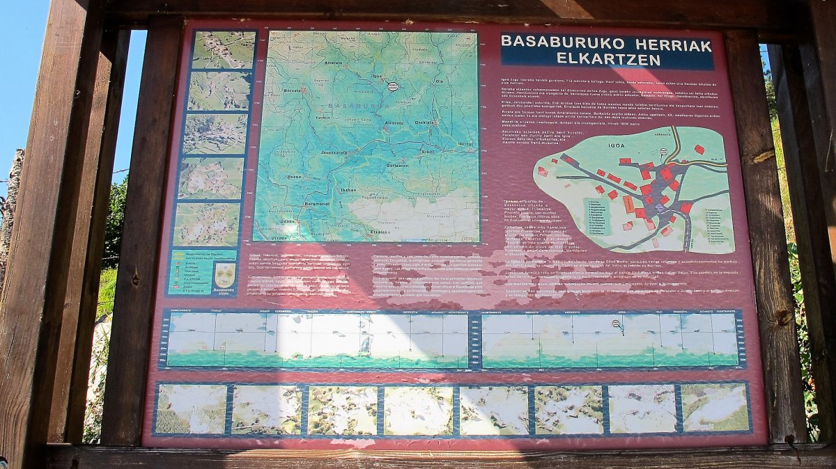 Kartela herriko datuekin, Igoa-Basaburua