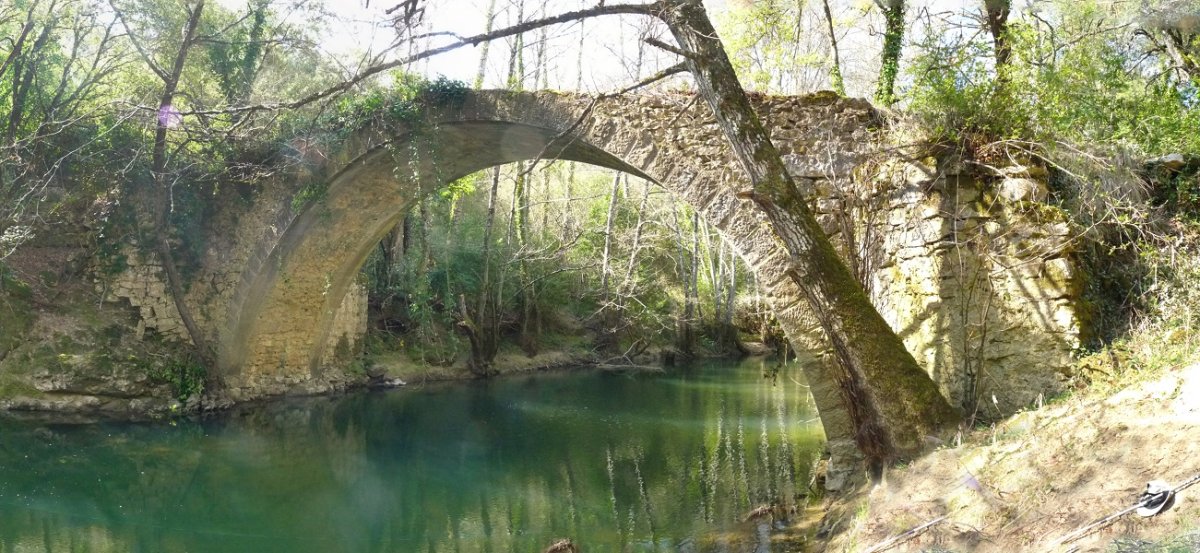 Zubi zaharra, Ega ibaiaren gainean