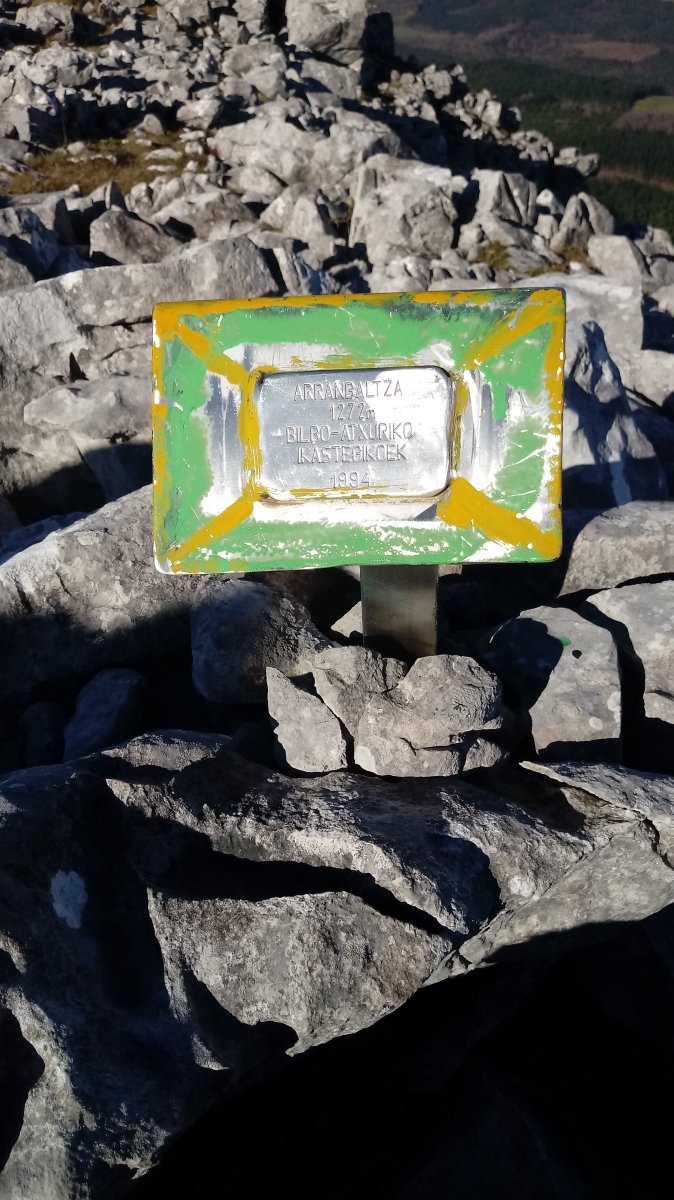 Arranobaltza (1284m) postontzia