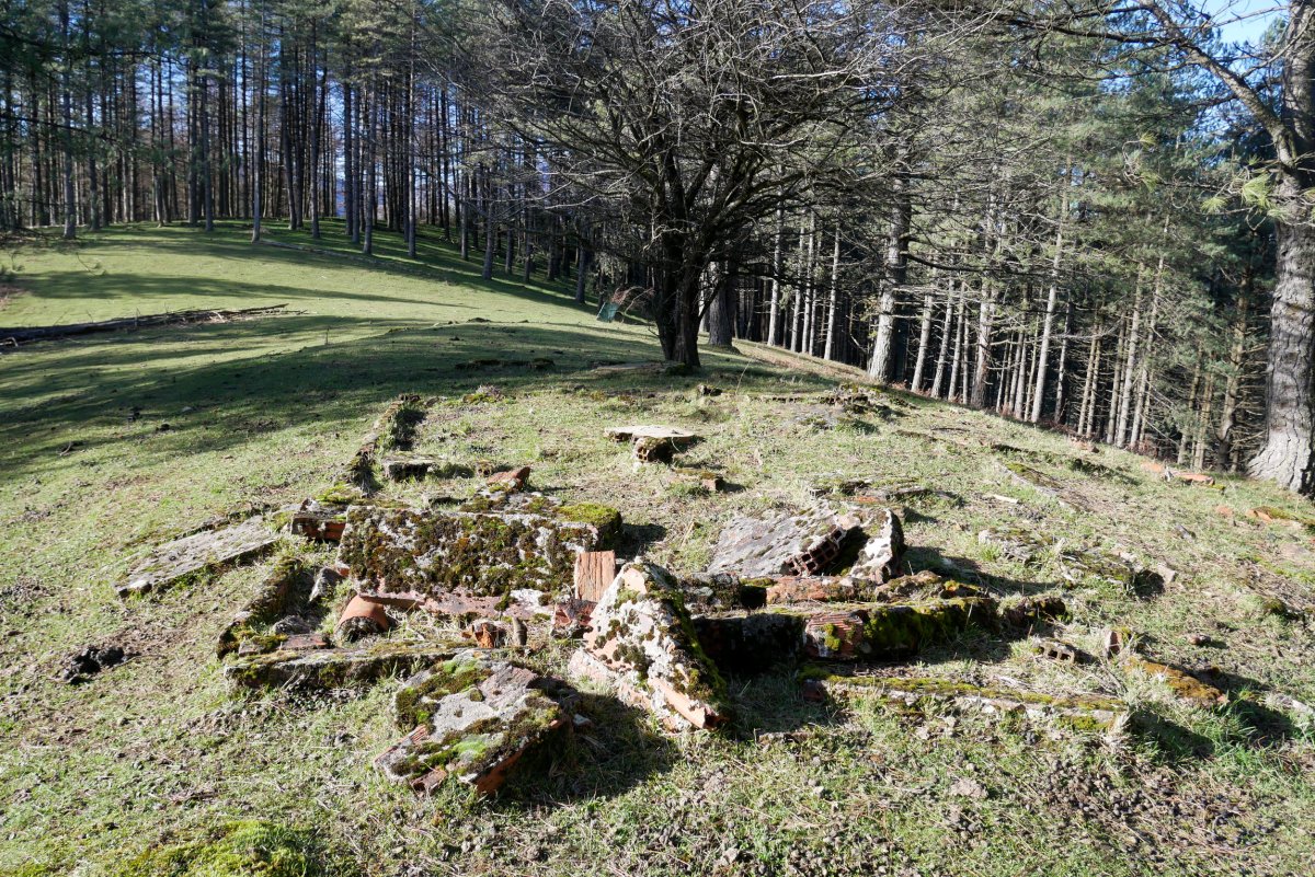 Eraikin zahar baten hondakinak