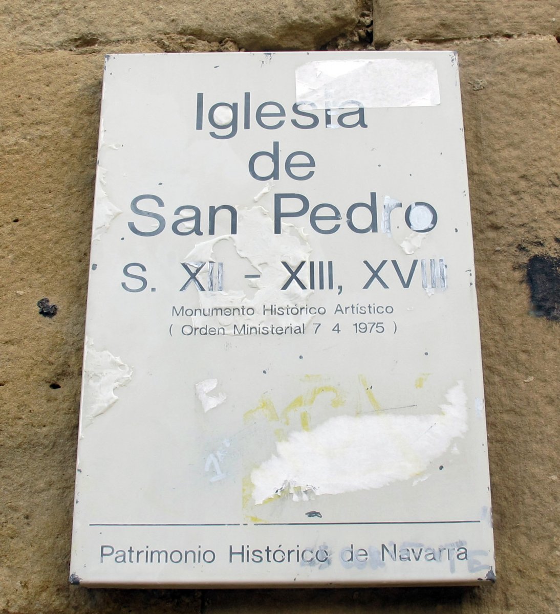 San Pedro eliza, Erriberri