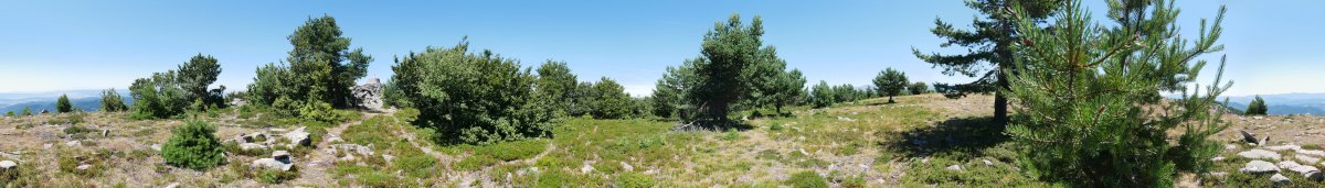 Baigura, tontorraren inguruko panoramika