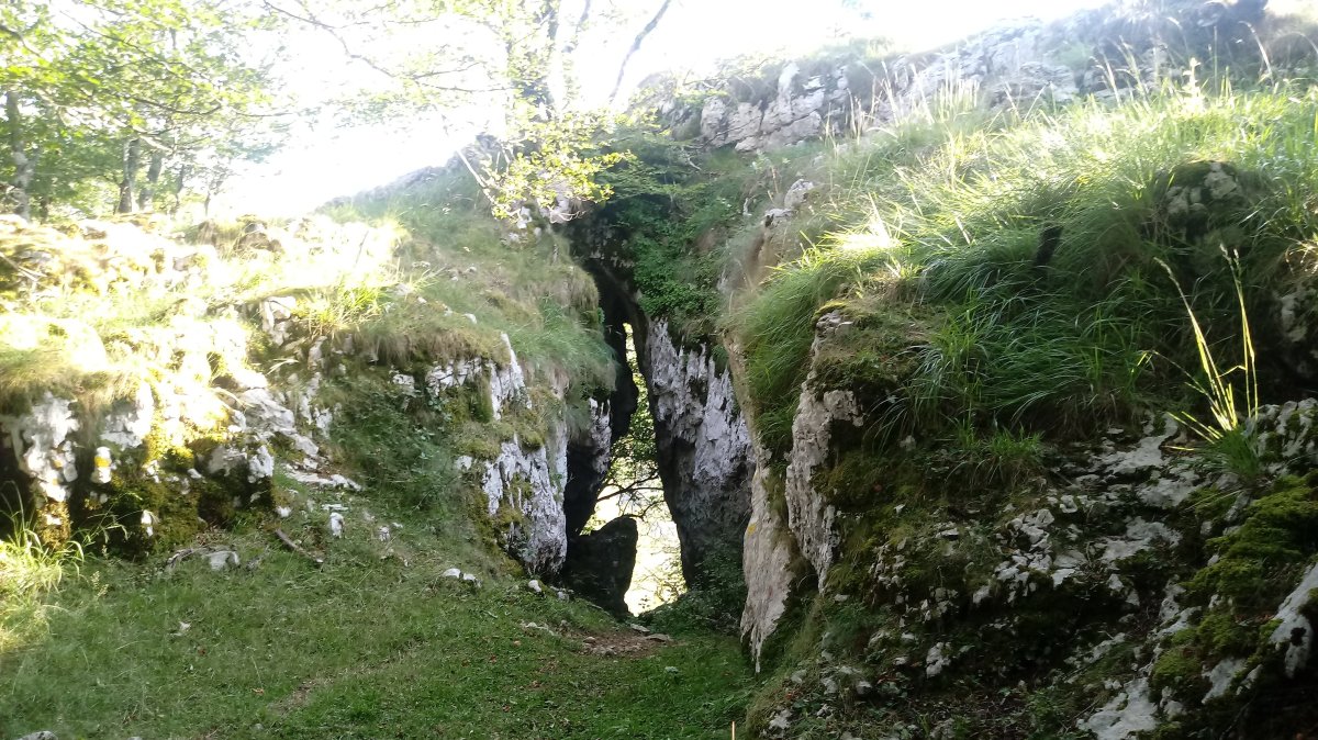 Aiznardako haitzulo pasabidea, iparraldea